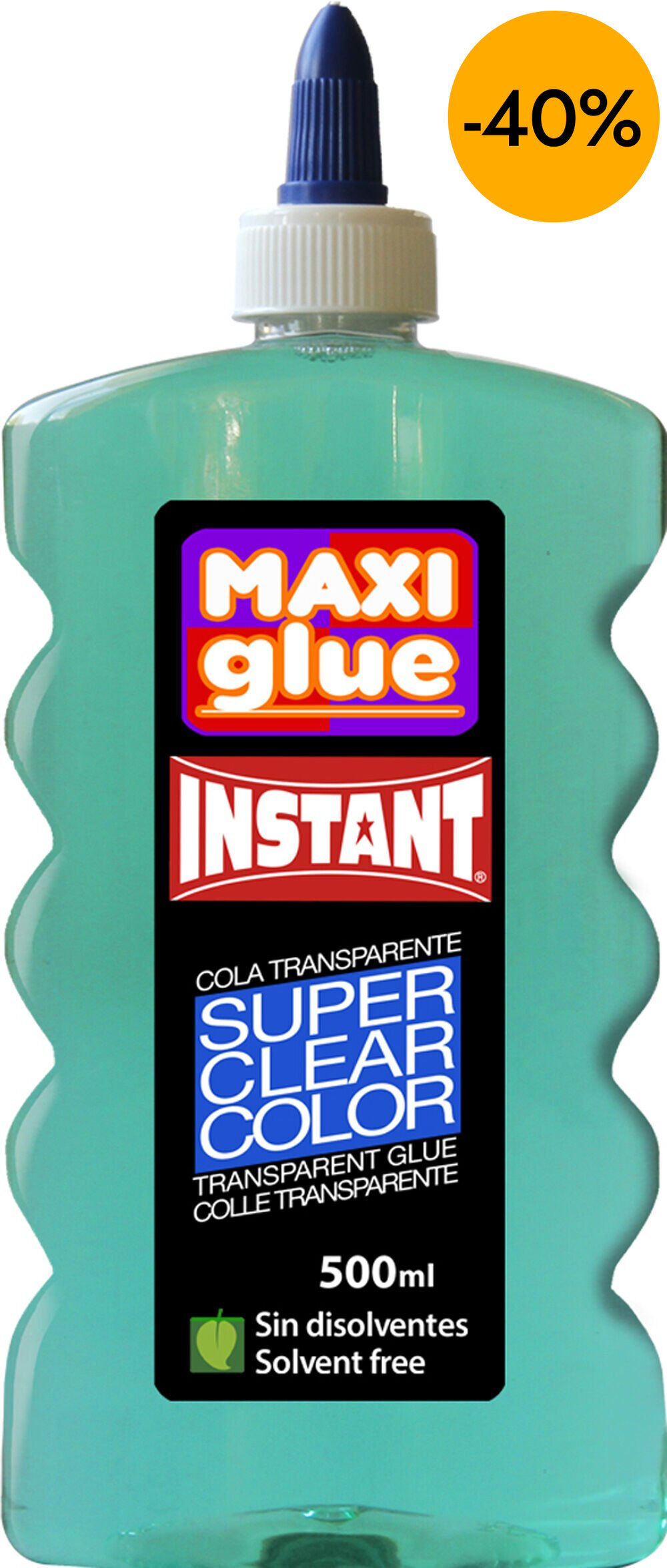 Cola Instant Maxi Super Clear 500ml verd