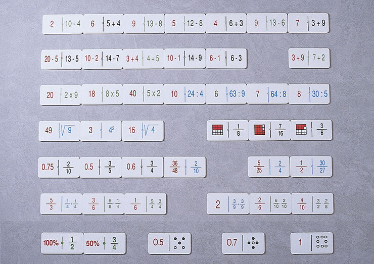 Dòmino percentatges/fraccions Nardil