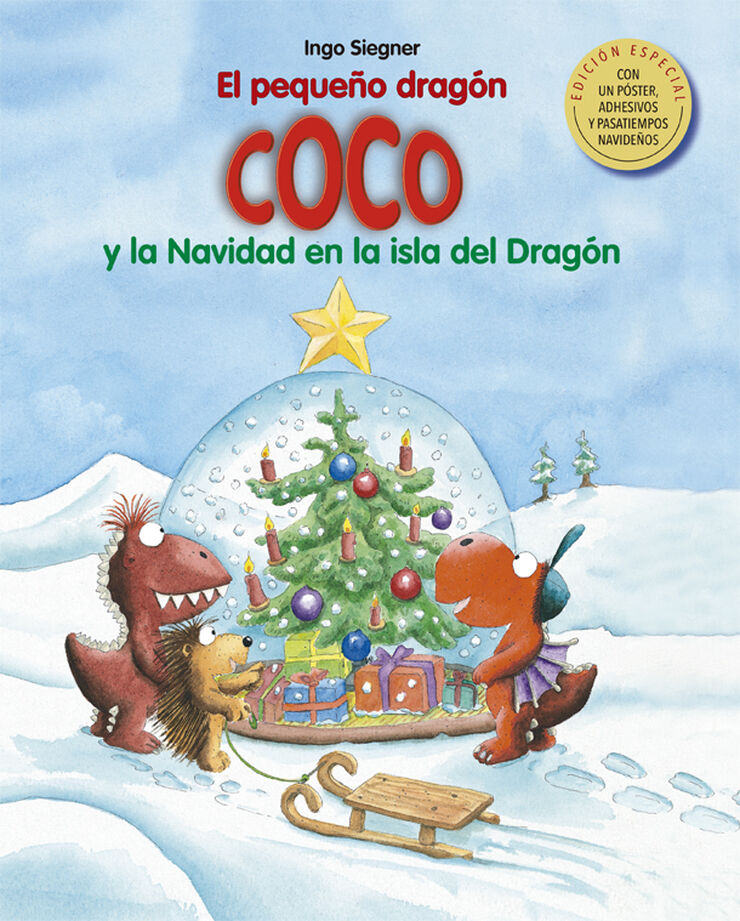 El pequeño dragón Coco y la Navidad en la Isla del Dragón