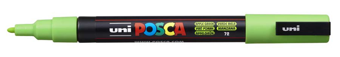 Rotulador Posca PC-3M verde manzana