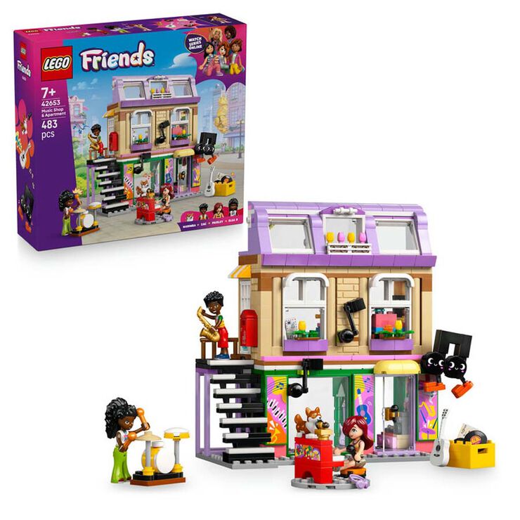 LEGO® Friends Botiga de Música i Apartament 42653