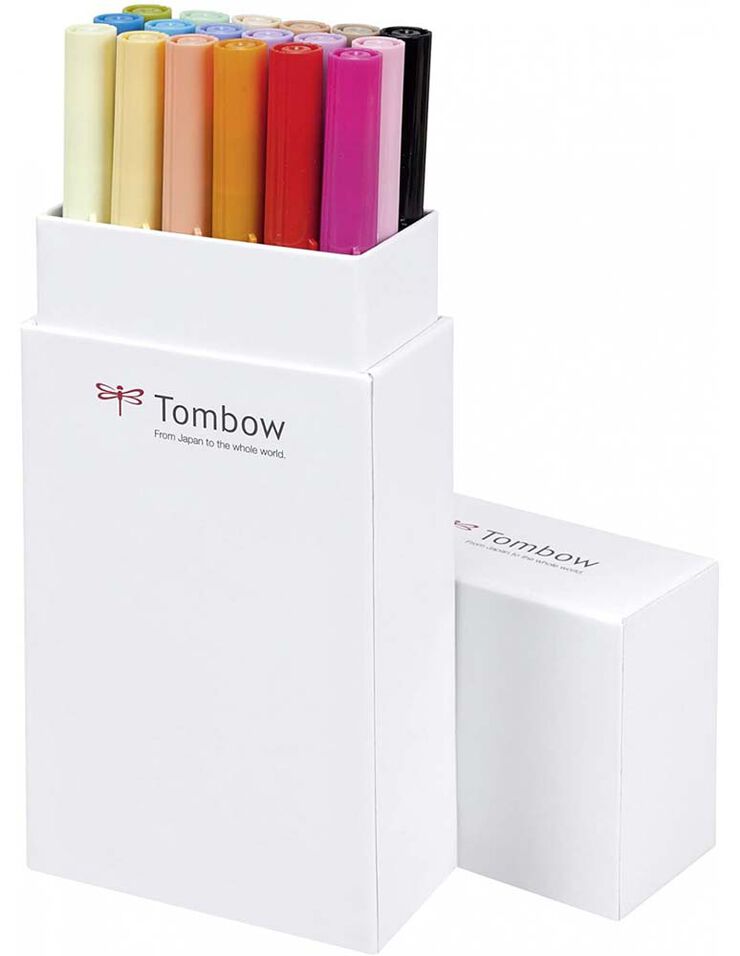 Retoladors Tombow Dual Brush secundaris 18 colors