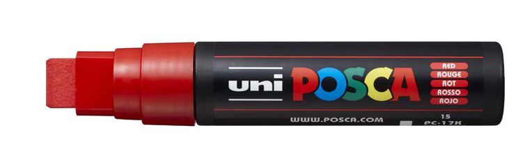 Rotulador Posca PC-17K rojo