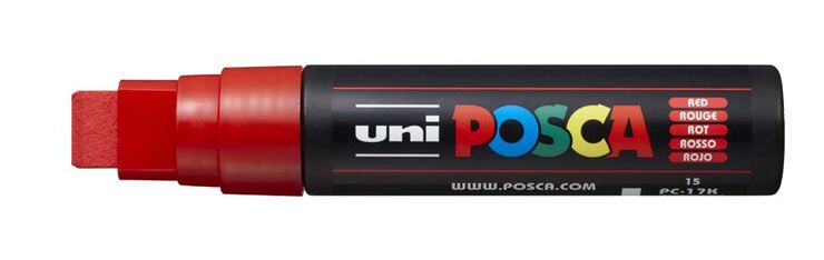 Rotulador Posca PC-17K rojo