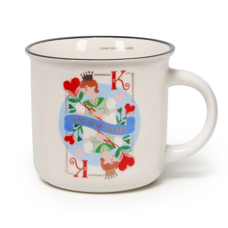 Taza capuccino Legami King of my heart