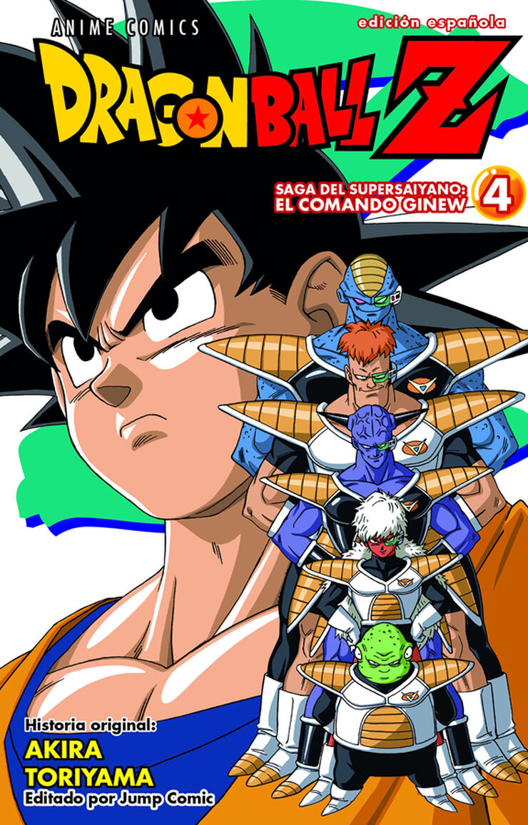 Dragon Ball Z Anime Series Saga del comando Ginew nº 04/06