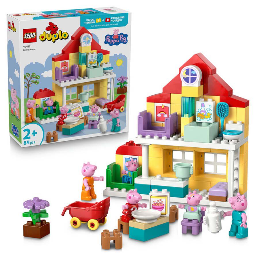 LEGO&reg; DUPLO Peppa Pig Casa Familiar 10467