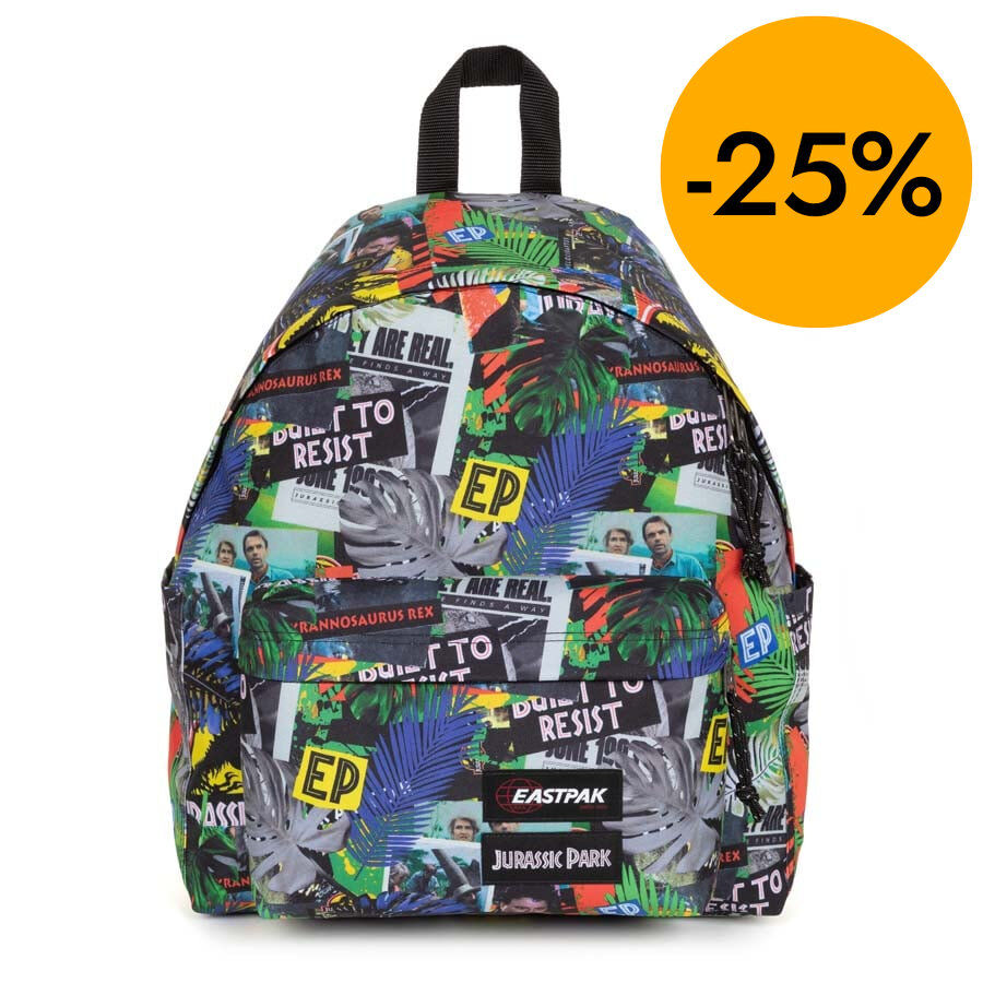 Mochila Eastpak PC Day Pak'r Jurassic Park Print