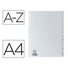 Separador alfab&egrave;tic Elba A4 gris