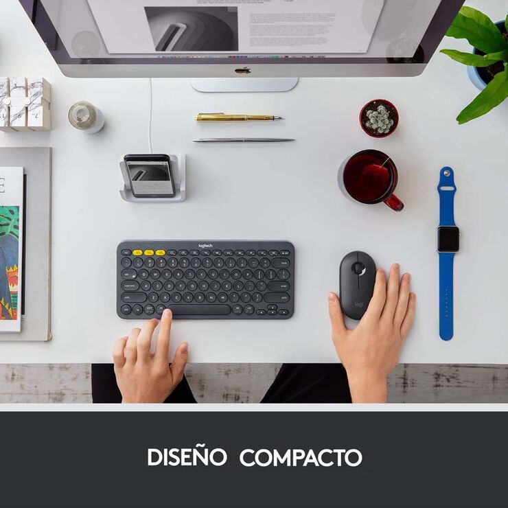 Ratolí Logitech Bluetooth Pebble M350 Grafit