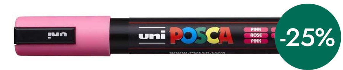Rotulador Posca PC-5M 1,8-2,5mm rosa