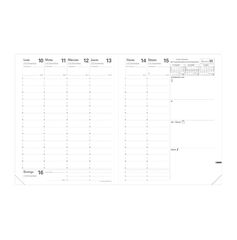 Agenda Quo Vadis President Club sem/vista castellano 2025 negro