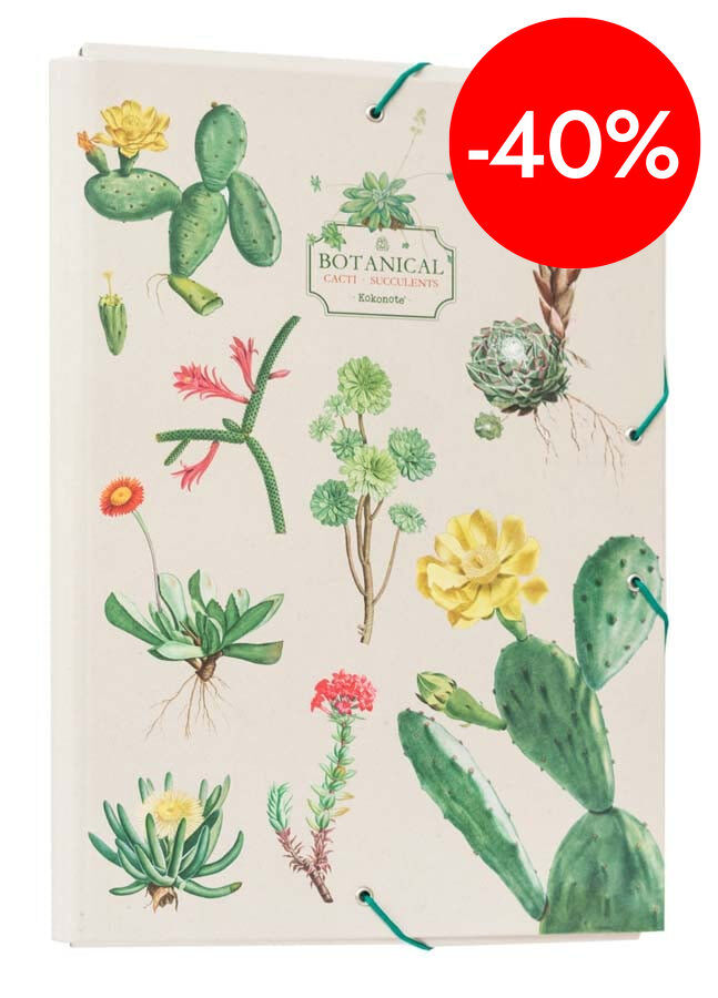 Carpeta Solapes Kokonote Botanical Cacti