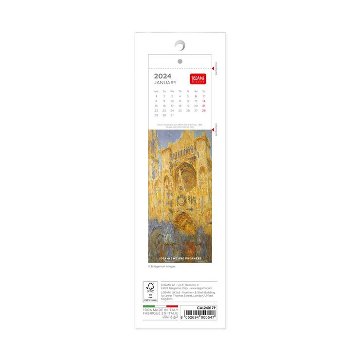 Calendari Marcapàgina Legami 2024 Claude Monet