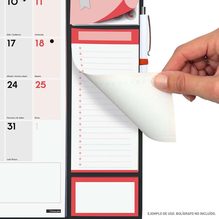 Calendario pared Finocam Escribir Plus 2026 castellano