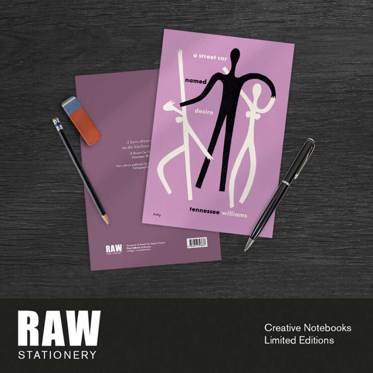 Libreta A5 Raw Stationery Primera Edición En Street Car Named Desire