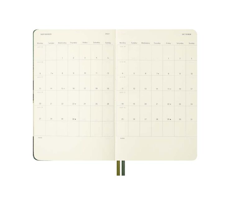 Agenda Moleskine tapa dura diaria Large 2027 El Se&ntilde;or de los Anillos