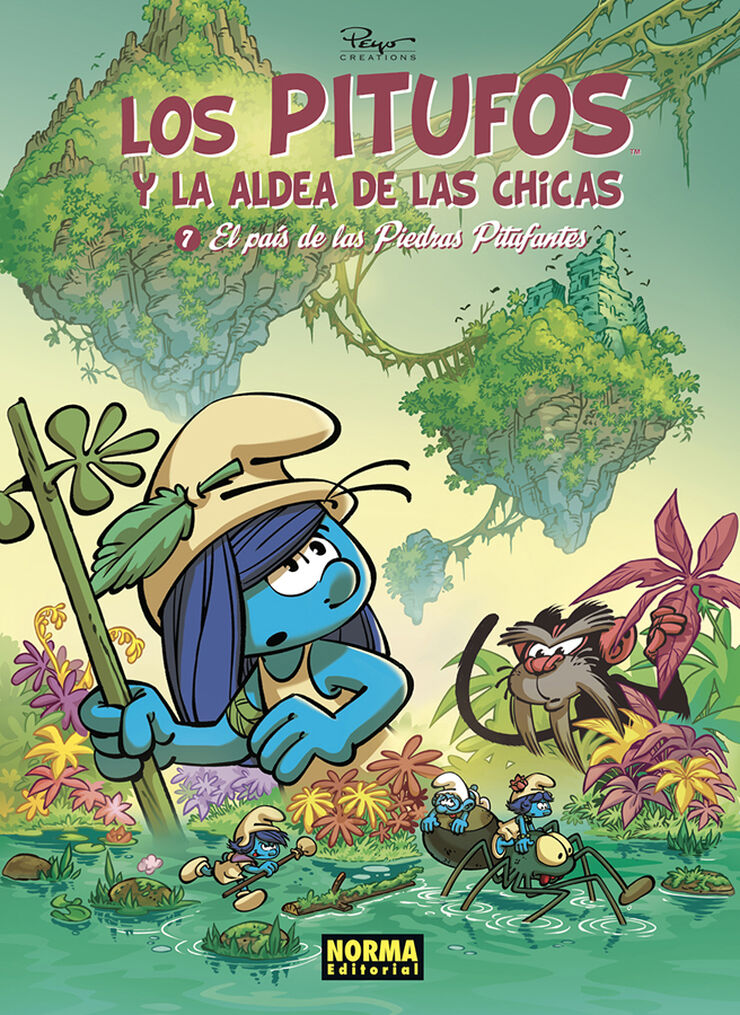 Los pitufos y la aldea de las chicas 7. El país de las piedras pitufantes