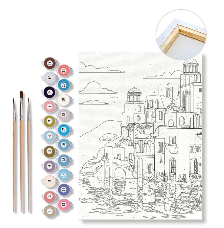 Set Pinta por Números Alpino Color Experience Grecia