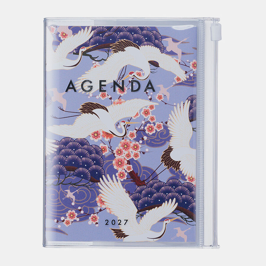 Agenda Mark's 18 Mesos A6 Setmana/Vista Multiling&uuml;e 2026-2027 Japan Ocell