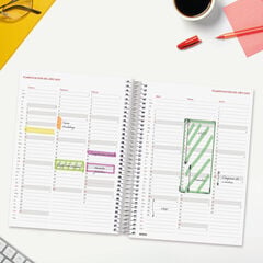 Agenda Finocam Year Dia P&agrave;gina 2027 Castell&agrave; Vermell