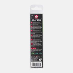 Retoladors Sakura Gelly Roll blanc/negre/transparent 3 colors