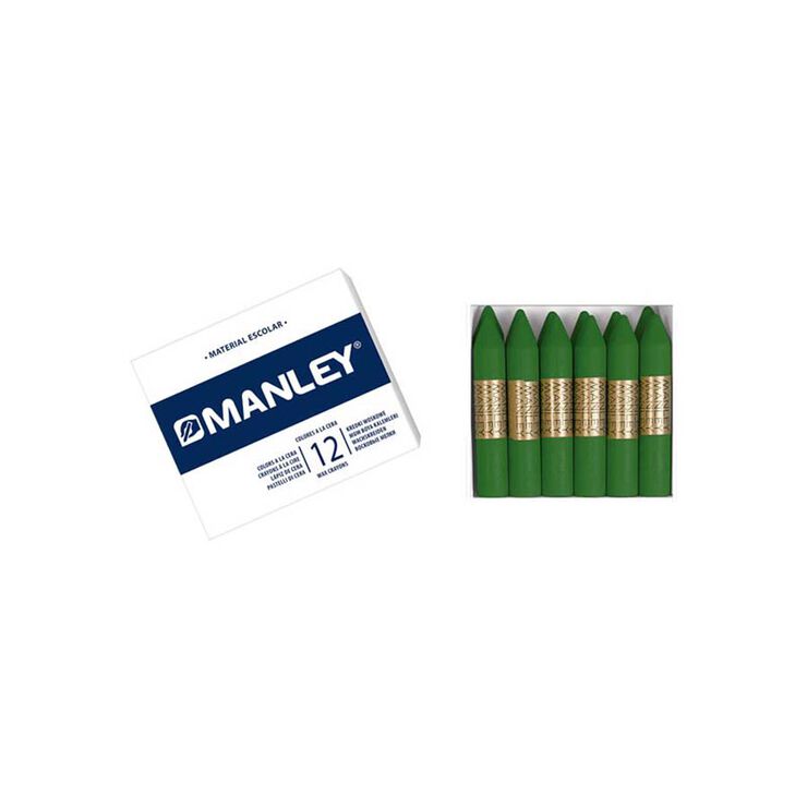 Cerass grasas Manley verde natural 12u