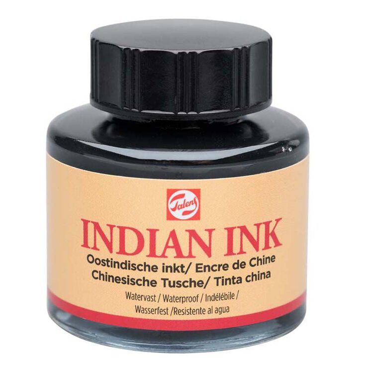 Tinta china Talens Indian 30ml negro