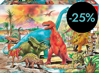 Puzle 100 peces Dinosaures