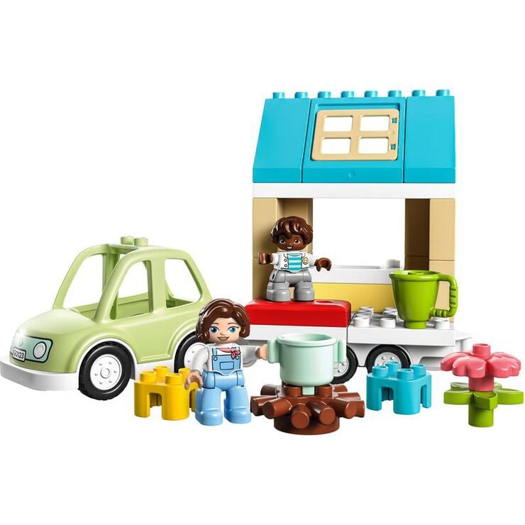 LEGO® Duplo Casa Familiar con Ruedas y Coche 10986