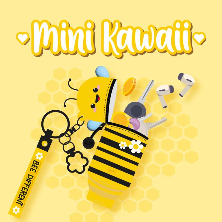 Estuche Mini 2 en 1 Kawaii Legami Bee