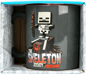 Tassa Skeleton Jockey  Ceràmica Gris Minec