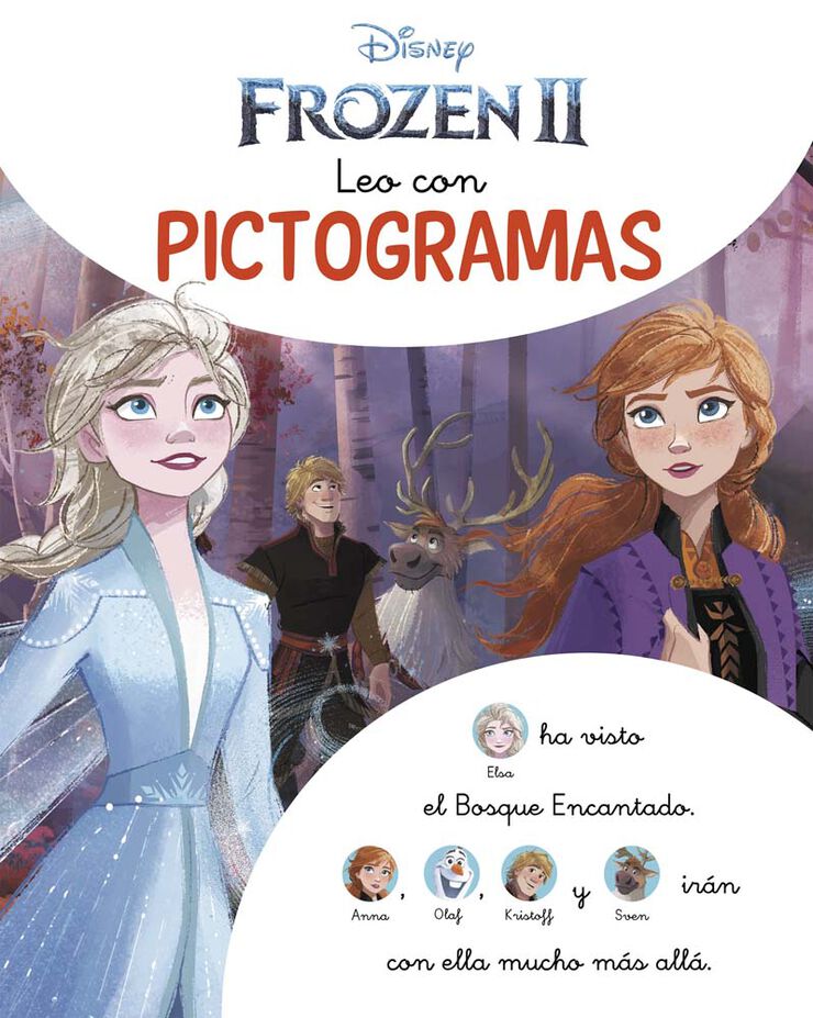 Leo con pictogramas Disney. La historia Frozen 2