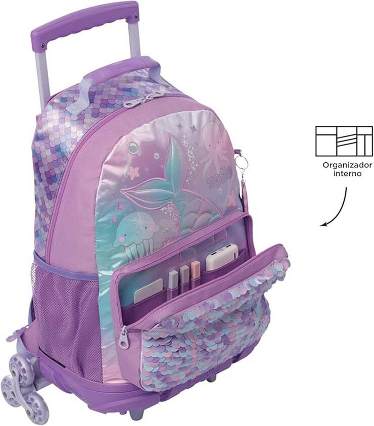Mochila con ruedas Totto Sireny L