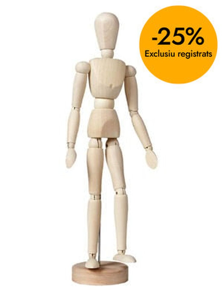 Maniqu&iacute; home Talens 30cm vern&iacute;s