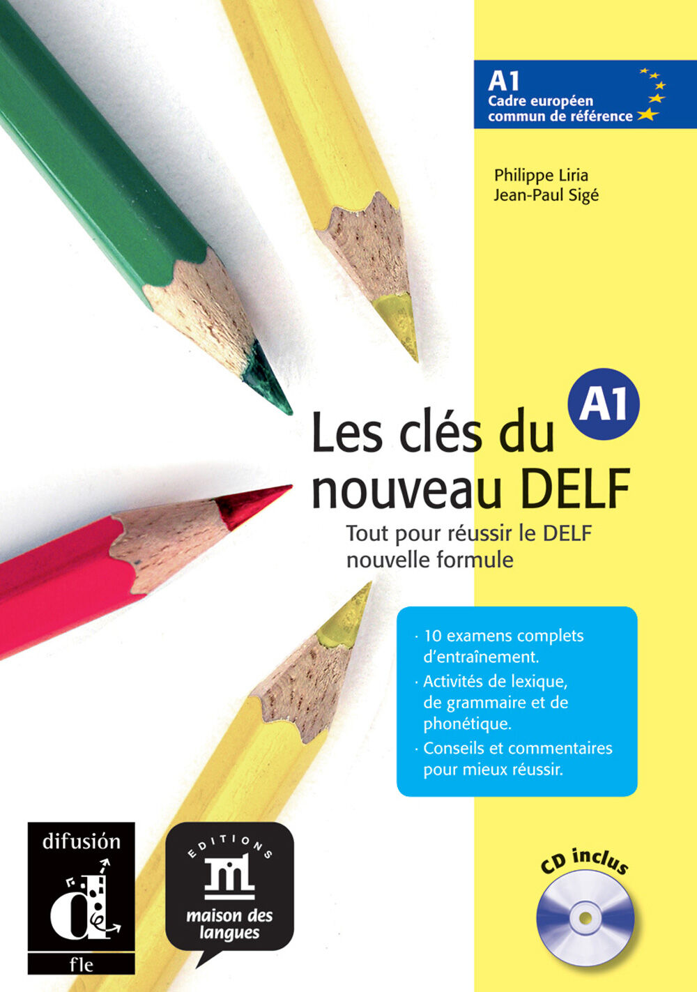 Cl&eacute;s Nouveau Delf A1 Livre+Cd