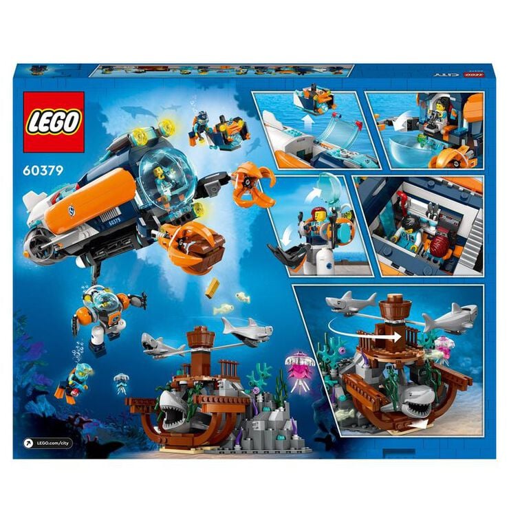 LEGO® City SubmariNo Explorador de las Profundidades Marinas 60379