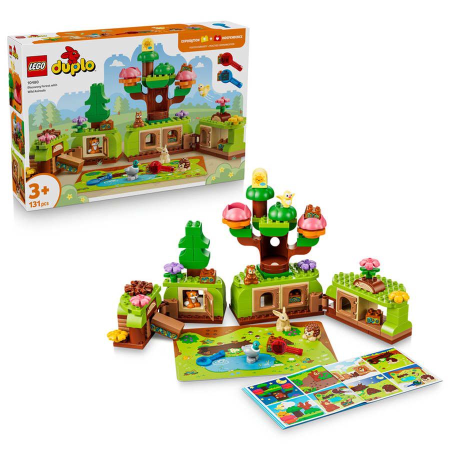 LEGO&reg; DUPLO Town Bosque Descubrimiento con Animales Salvajes 10480