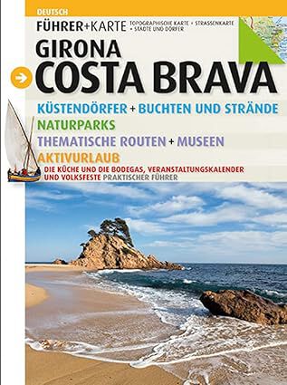 Costa Brava, f&uuml;hrer + karte
