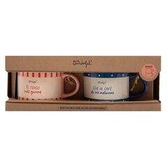 Set 2 Tazas apilables Mr.Wonderful