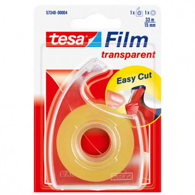 Film Transparente con dispensado Tesa (33 m x 15 mm)