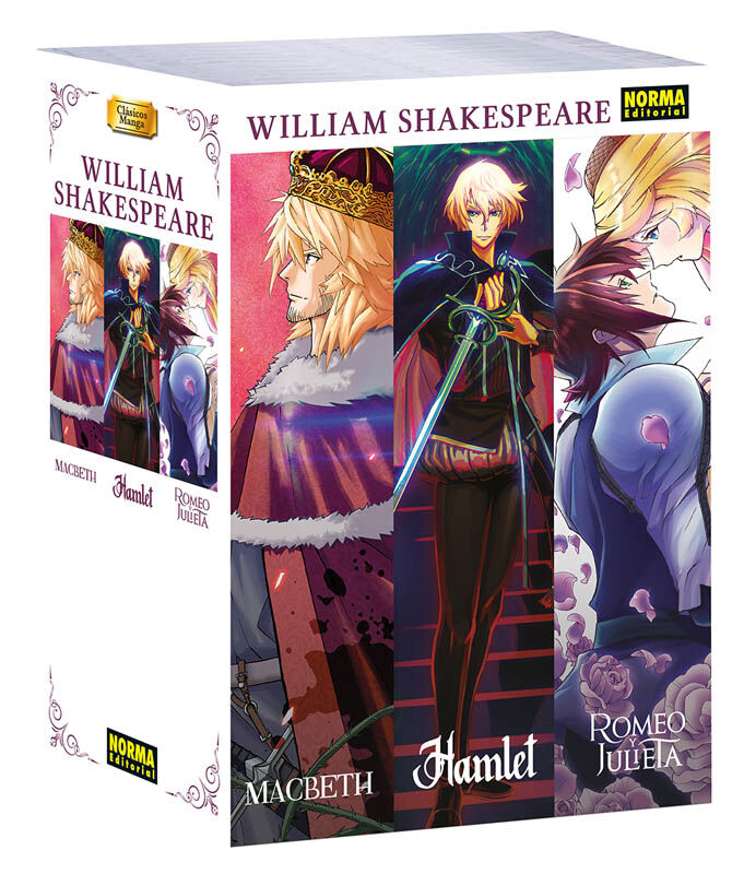 Pack cl&aacute;sicos manga: William Shakespeare