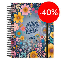 Agenda escolar Senfort 16 mesos setm/vista catal&agrave; 2025-26 Girls power