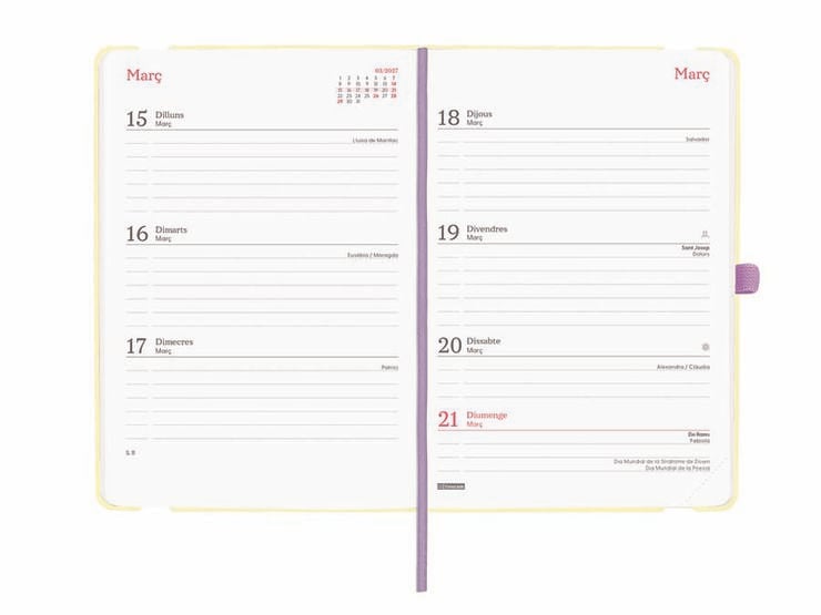 Agenda Finocam 16M Capri F4 Sem/Vista Catal&aacute;n 2026-27 Happy