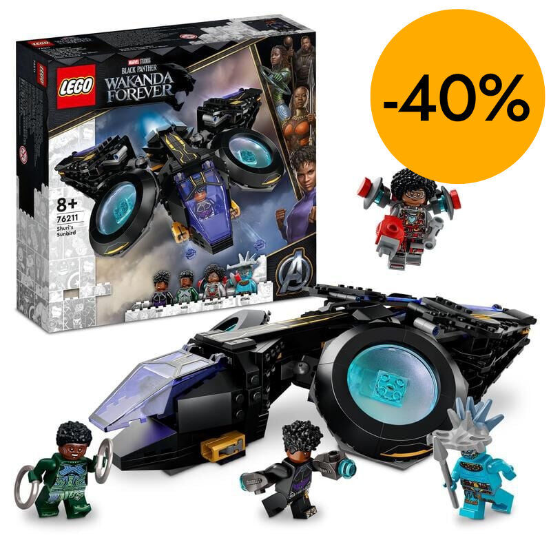 LEGO&reg; Marvel Sunbird de Shuri 76211