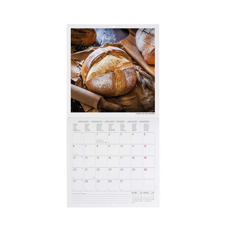 Calendario Pared Legami m/vista 2025 Kitchen