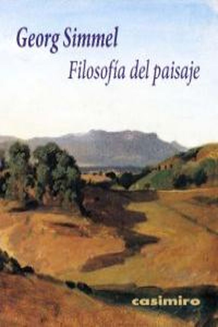 Filosofía del paisaje 5ª edición