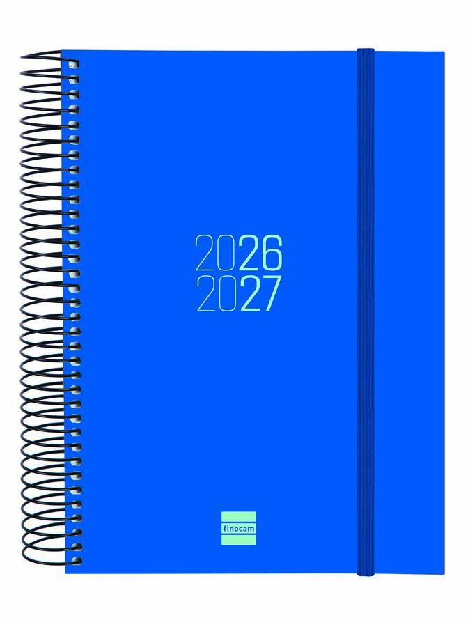 Agenda Escolar Finocam Esp.E10 D&iacute;a/P&aacute;gina Catal&aacute;n 2026-27 Azul