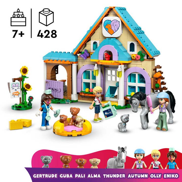 LEGO® LEGO Friends Caballo y Clínica Veterinaria de Mascotas 42651
