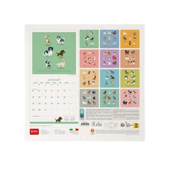 Calendari paret Legami 30X29 2024 Dog World